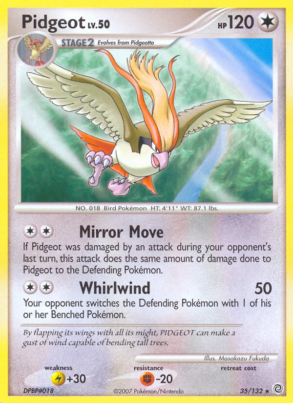 Secret Wonders Pidgeot #35/132